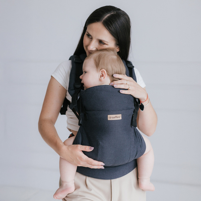 Zaffiro - baby carrier BabyGrow Roma: Anthracite