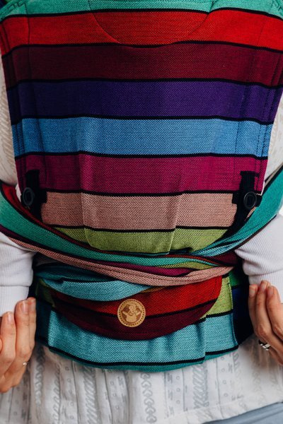 LennyHybrid Half Buckle Carrier - Carousel of Colors