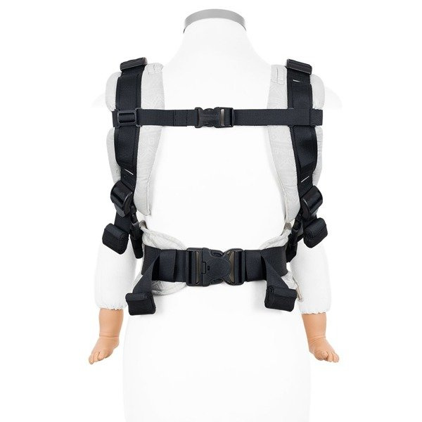 Nosidełko regulowane Fidella Fusion 2.0 Cubic lines Pale Grey