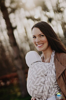 Chusta tkana Little Frog Sandy Dust