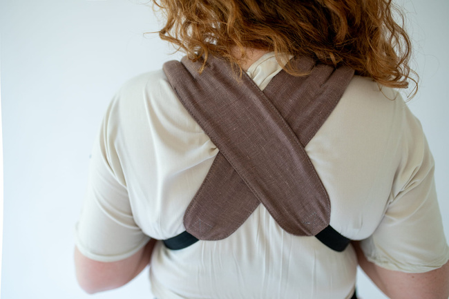 Baby Carrier Qusy Mini 2.0 - MOCHA MOUSSE LINEN