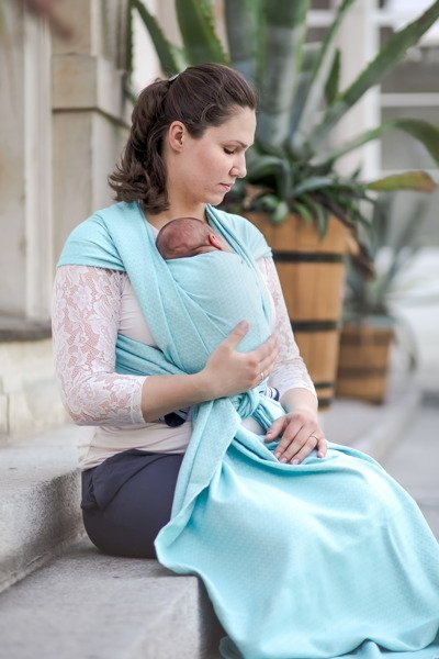 Chusta tkana EverySlings Babyheart Ice Candy