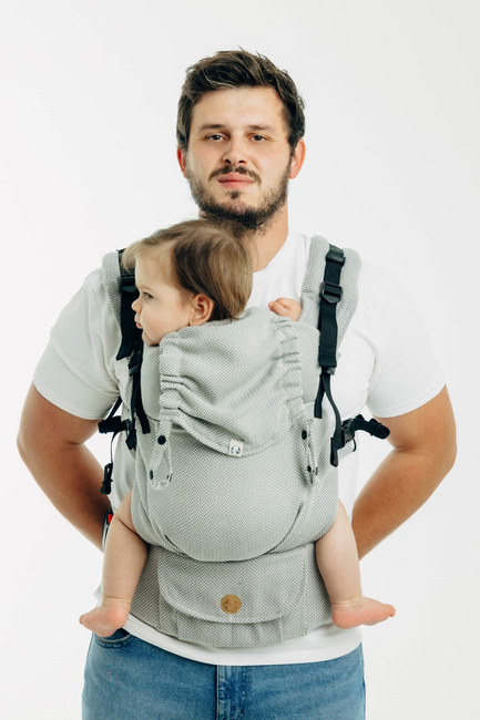 Ergonomiczne nosidełko regulowane - LennyUpGrade Pro: Mała Jodełka Szara