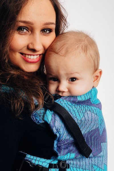 Lenny Lamb Baby carrier: LennyUpGrade: Prism Blue Ray