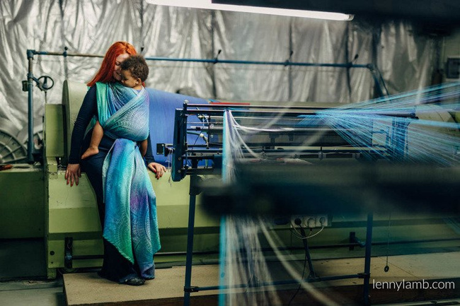 Chusta tkana Lenny Lamb Pawi Ogon Fantazja