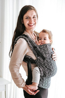 Nosidełko Kavka Multi-age: Black Braid Bamboo