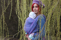 Chusta tkana Sensimo Slings - Azuleyo Lila