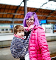 Chusta kółkowa EverySlings Yuni Blush