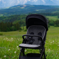 Zaffiro Wkładka do wózka Wełna premium Szara 85 cm