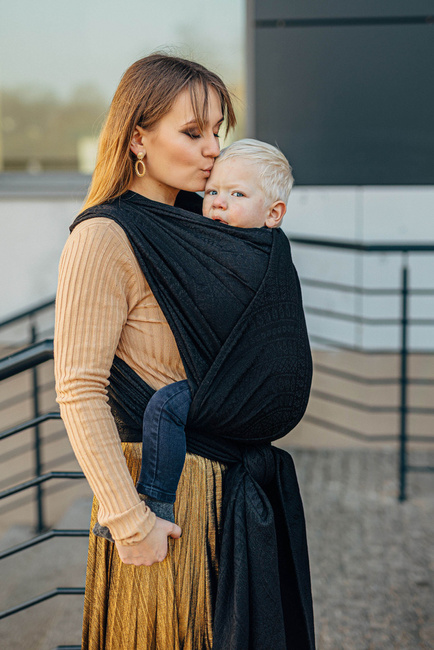 Chust tkana LennyLamb - Pawi Ogon - Pitch Black