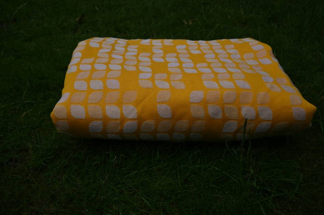 Chusta tkana Yaro Slings - Petals Duo Yellow White Seacell