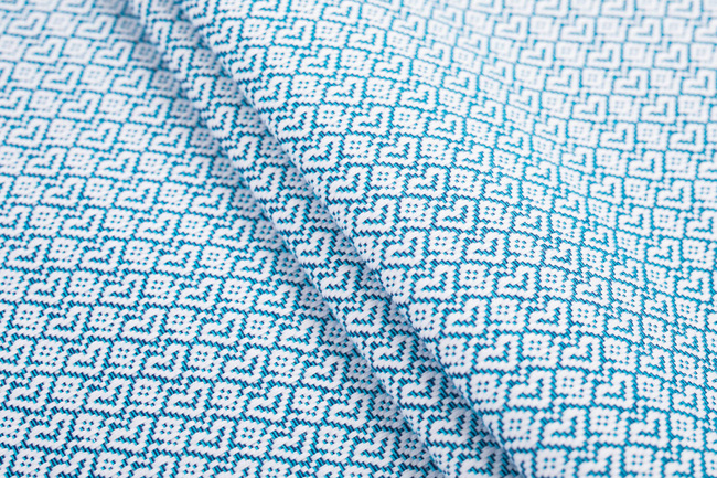 Chusta tkana LennyLamb - LittleLove Sky Blue