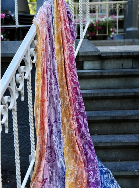 Woven wrap Yaro Slings Mirage Waffle Towel Havana Grad Viscose Modal