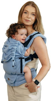 LennyLamb Baby carrier: LennyUpGrade: Litte Herringbone Skylight