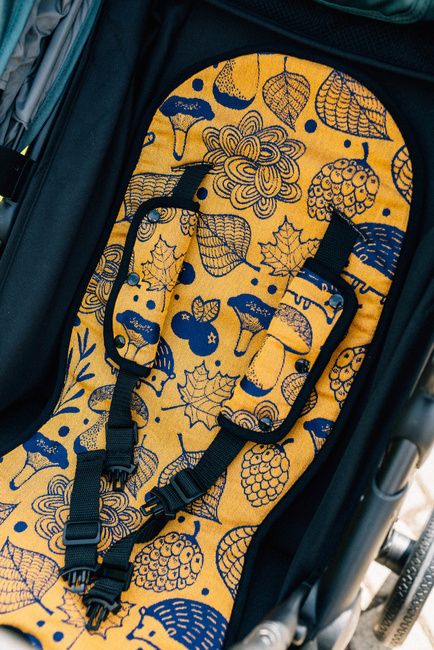 LennyLamb Anti-sweat pram liner (for a stroller) - Under The Laves: Golden Autumn