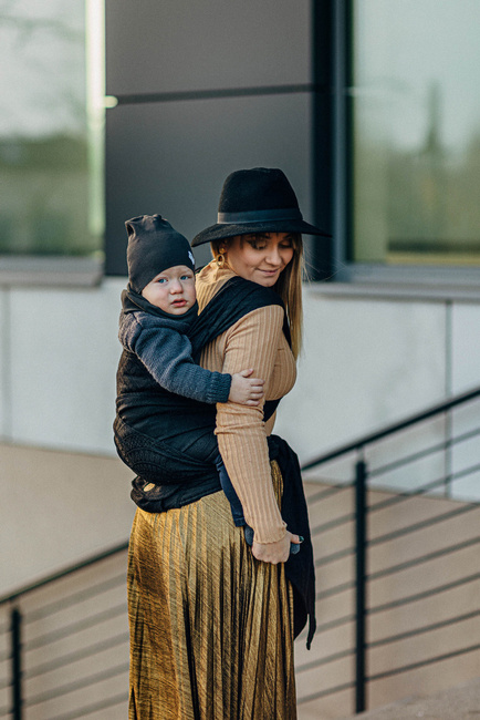 Nosidło hybrydowe LennyLamb - Pawi Ogon - Pitch Black