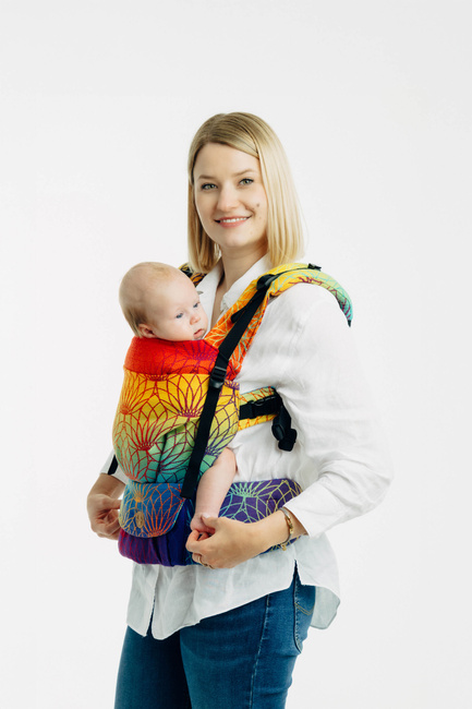 LennyLamb Baby carrier: LennyUpGrade: Rainbow Lotus
