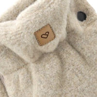 Zaffiro - Stroller Hand Muff Made of Natural Premium Sheep Wool - Beige