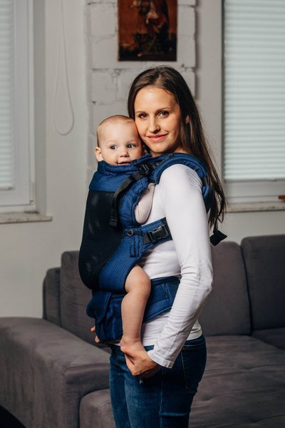 LennyLamb Mesh Baby carrier: LennyUpGrade Cobalt
