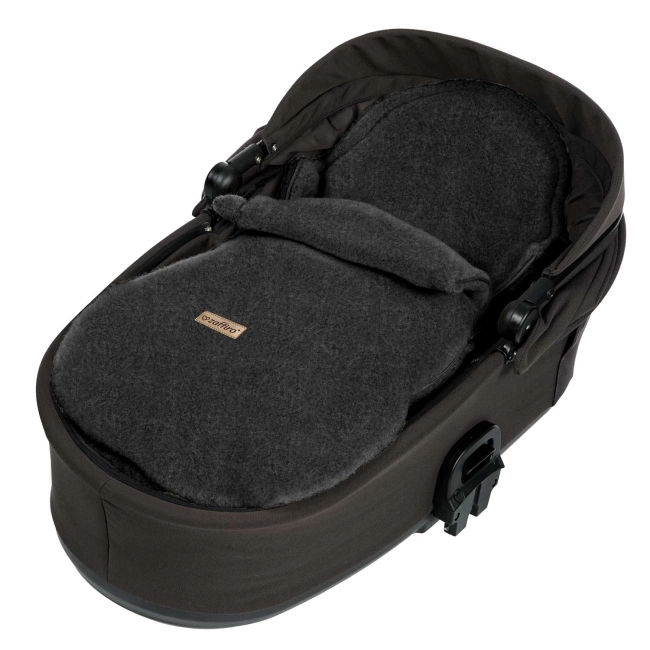 Zaffiro - Śpiworek Mini 0-18 miesięcy Wełna Premium - Sierra Anthracite