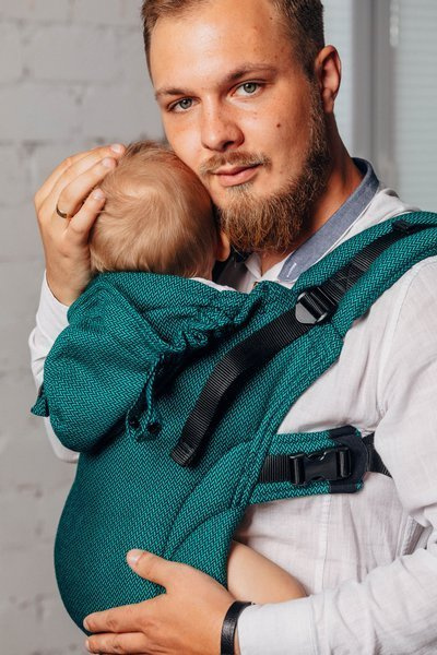 Moje drugie nosidełko LennyLamb - LennyGo Szmaragd