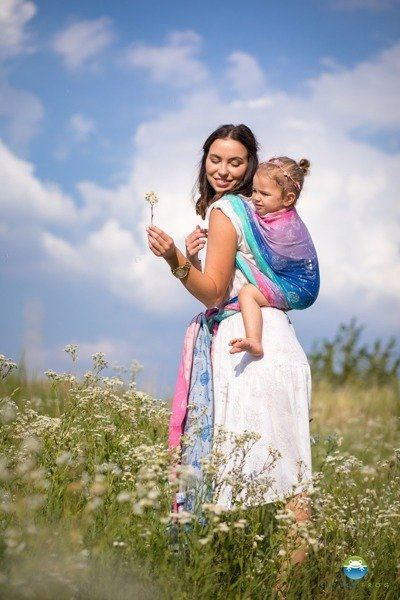 Chusta kółkowa Beloved Linen & Silk Windy Seeds