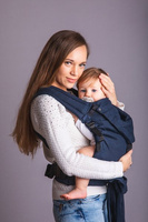 Half Buckle EverySlings Click&Tie soLinen Navy