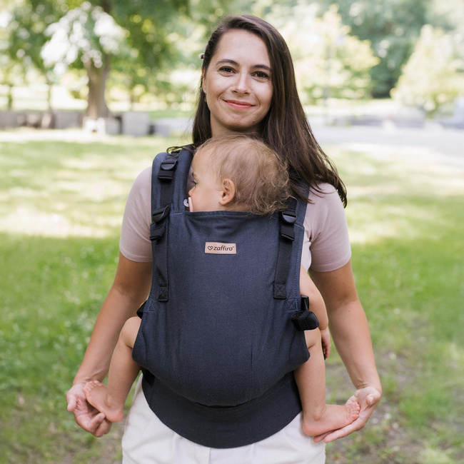 Zaffiro - baby carrier BabyGrow Roma: Anthracite
