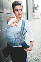 Chusta tkana Little Frog Lniany Angelit