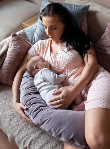 Kinder Hop Wally 3 in 1 - pillow for sleeping and breastfeeding: Pink