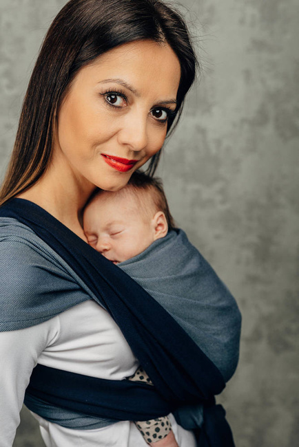 Moja pierwsza chusta - LennyLamb Azuryt