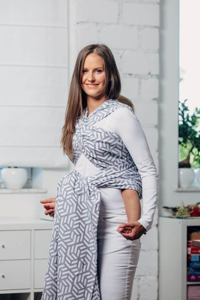 Basic Line Baby Sling Lenny Lamb - Pearl