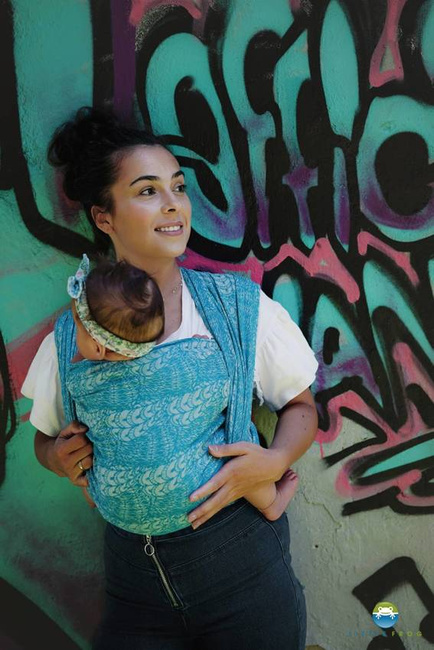 Chusta tkana Little Frog - Linen Boho