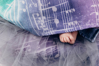 Bamboo Muslin Square LennyLamb - Symphony Aurora