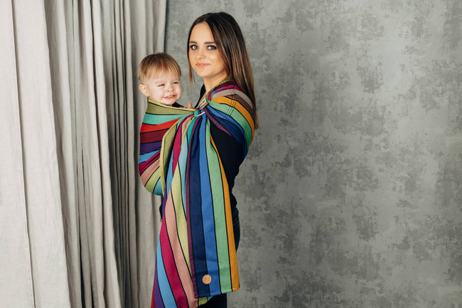 LennyLamb Ring Sling - Carousel of Colors