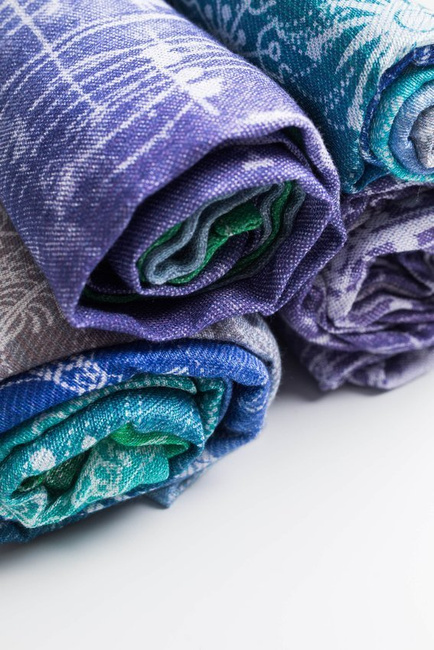 Bamboo Muslin Square LennyLamb - Symphony Aurora