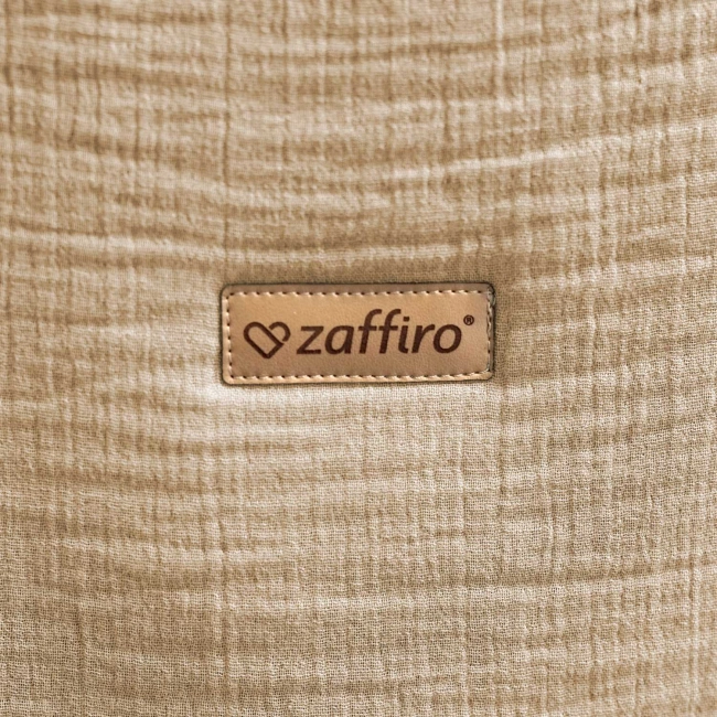 Zaffiro - Zaffiro Full Muslin Sleeping Bag 0.5 TOG 0–6m Beige