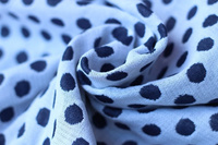 Chusta tkana Yaro Polka Dot Contra Navy White