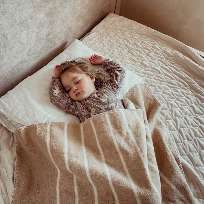 Zaffiro - Alba Cotton Blanket 75x100 beige