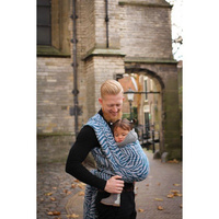 Chusta tkana Yaro Tiger Ultra Black Petrol Grey