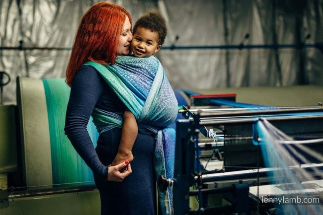 Chusta tkana Lenny Lamb Pawi Ogon Fantazja