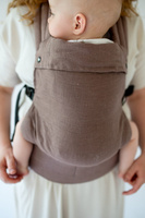 Baby Carrier Qusy Mini 2.0 - MOCHA MOUSSE LINEN