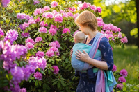 Chusta kółkowa EverySlings Babyheart Proudberry Tencel