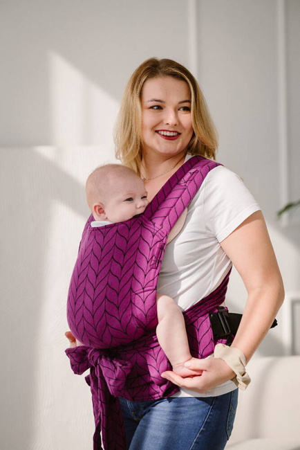 Nosidełko Kavka Handy: Aubergine Braid 2024