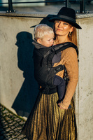 Nosidełko LennyLamb LennyUpGrade - Pawi Ogon - Pitch Black