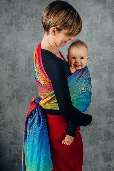 Woven wrap LennyLamb - Rainbow Lotus