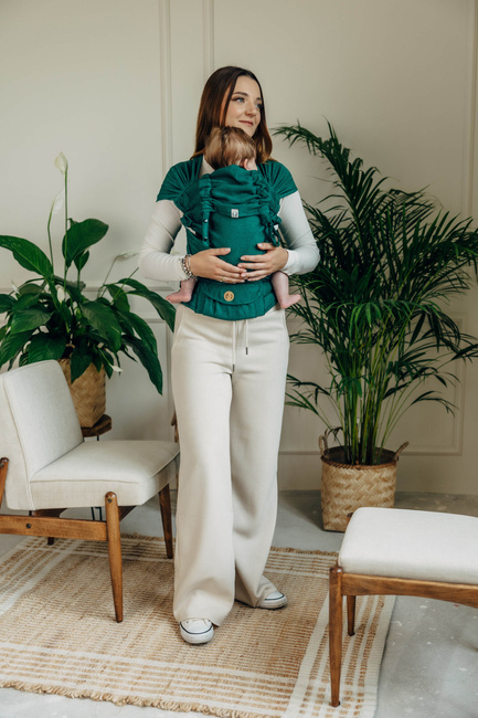 LennyHybrid Half Buckle Carrier - Basic Line Emerald