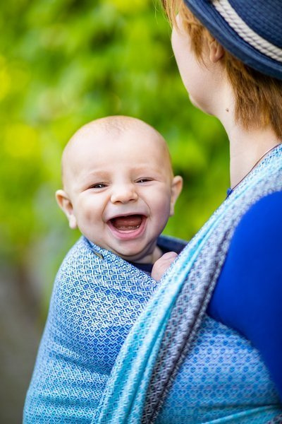 Chusta tkana EverySlings Babyheart Juneberry