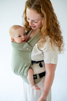 Nosidełko regulowane Qusy 2.0 - OliveTwill (Bamboo, Linen, Cotton)