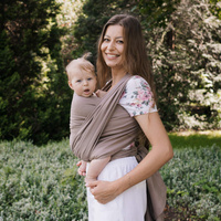 Woven wrap Zaffiro Be Close - Roma: Latte